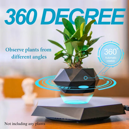 Levitating Plant Pot Floating Plant Pot for Small Plants Levitating Decor for Home & Office Magnetic Floating Levitating Disp