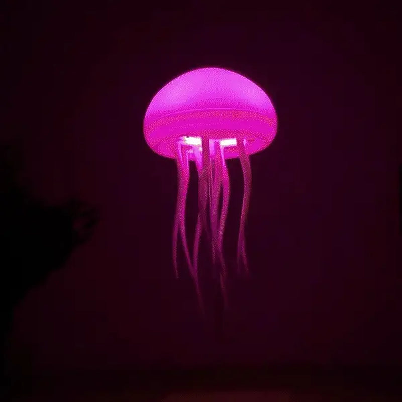 The Original Jellyfish Lamp – RGB Mood Light with Lifelike Dancing Tentacles | Hanging or Tabletop Ocean Night Light for Bedroom, Desk & Home Decor