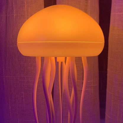 The Original Jellyfish Lamp – RGB Mood Light with Lifelike Dancing Tentacles | Hanging or Tabletop Ocean Night Light for Bedroom, Desk & Home Decor