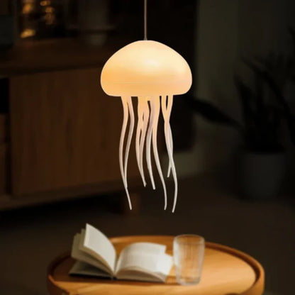 The Original Jellyfish Lamp – RGB Mood Light with Lifelike Dancing Tentacles | Hanging or Tabletop Ocean Night Light for Bedroom, Desk & Home Decor