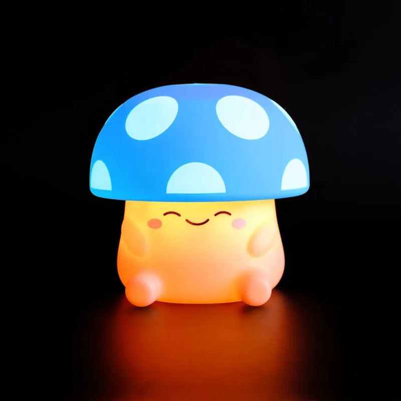 Mushi Ambient Mushroom Night Light - Blue