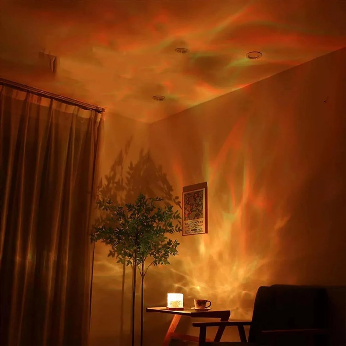 Ocean Wave Projector - Multi-Color Ambient Light - with Remote Control