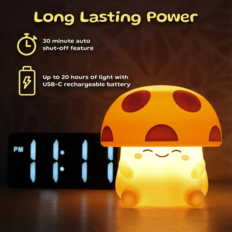 Mushi Ambient Mushroom Night Light - Blue