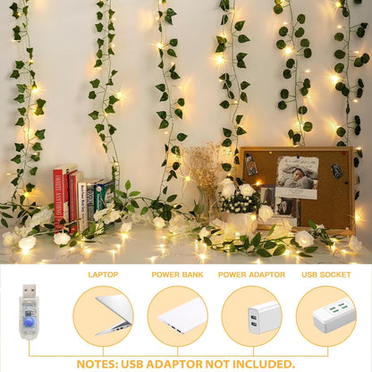 3 Pack 900 LED Curtain Lights, 9.9Ft × 9.9Ft Warm White Curtain String Lights, 8 Modes Twinkle Lights with Remote, USB Hanging Curtain Lights for Bedroom, Window, Wedding, Party