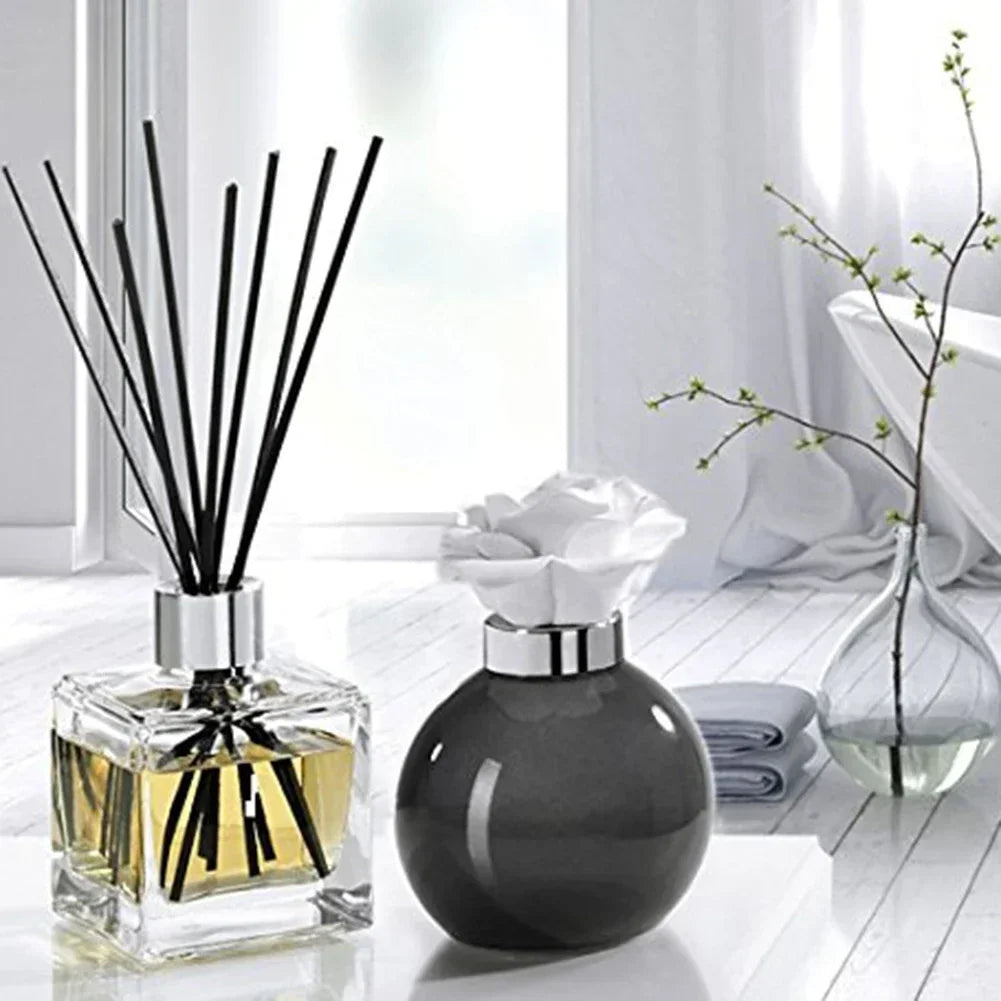 30/40/50/100Pc Rattan Reed Sticks Fragrance Reed Diffuser Aroma Oil Diffuser Rattan Sticks for Home Bathrooms Fragrance Diffuser