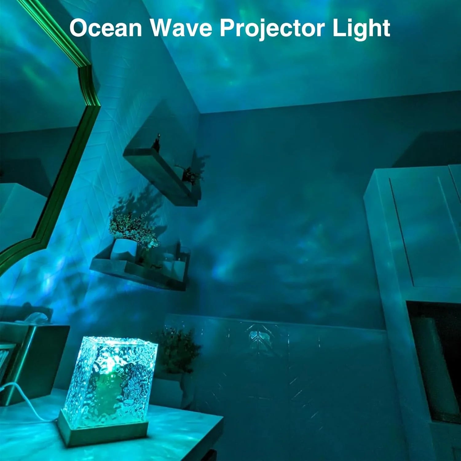 Ocean Wave Projector - Multi-Color Ambient Light - with Remote Control
