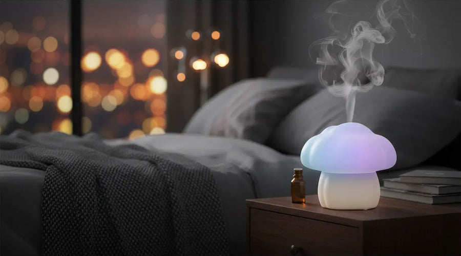 Cute cloud mushroom aroma diffuser trending on TikTok