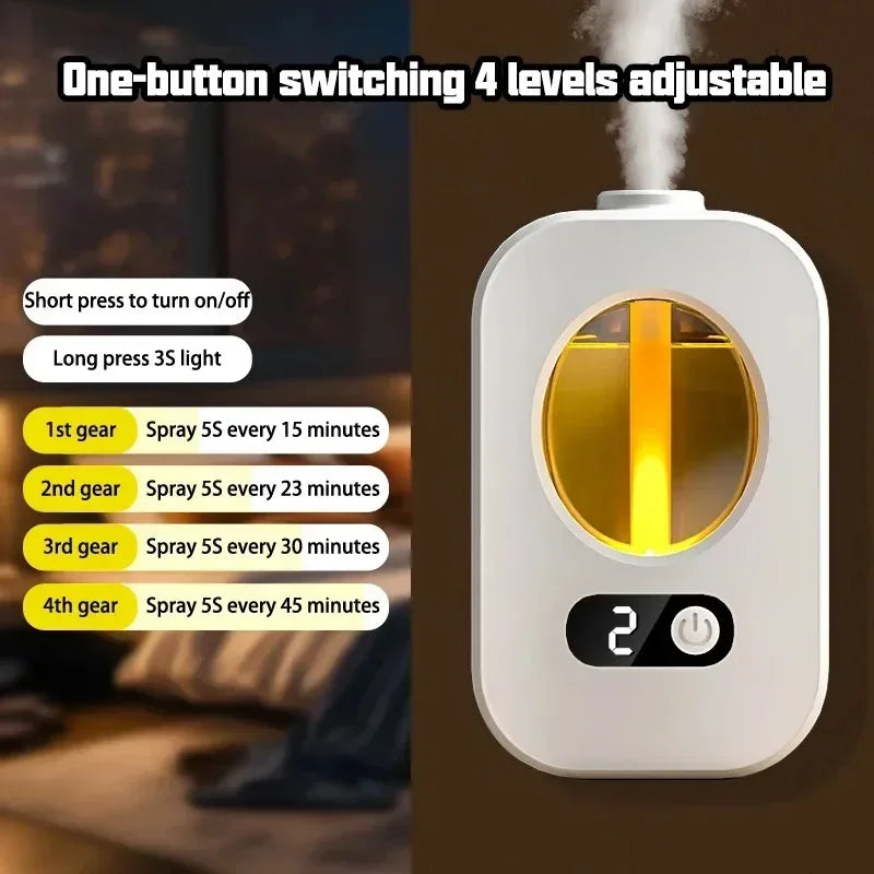 Humidifier USB Aromatherapy Desktop Diffuser Atomizer Instrument Desktop Humidifier Coverage Appliance with Timing Function